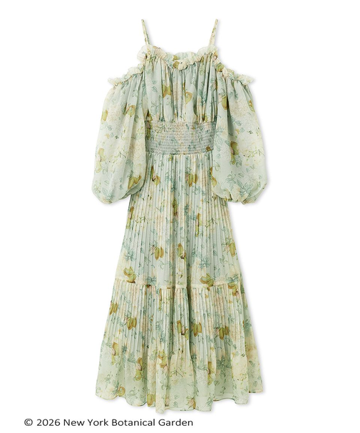 NYBG ギャザープリーツワンピース