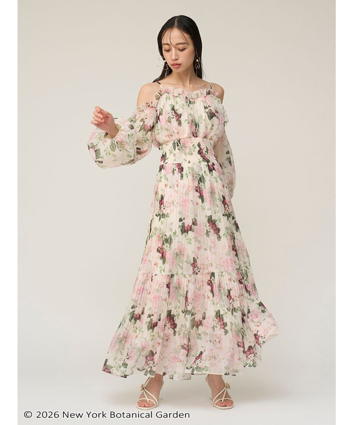 NYBG ギャザープリーツワンピース