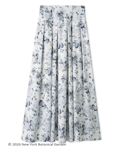 NYBG ギャザーフレアマキスカート