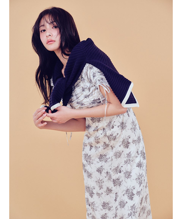 【WEB限定/ROSE Collection】ROSEプリントワンピース