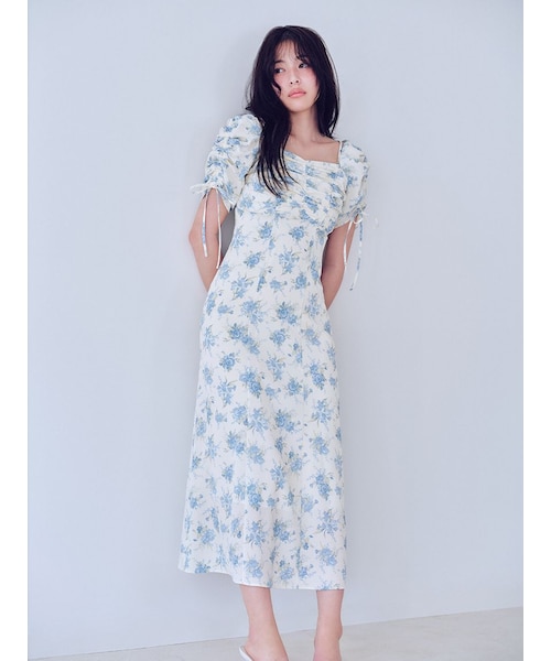 WEB限定/ROSE Collection】ROSEプリントワンピース｜スナイデルの通販