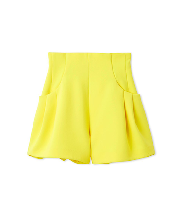 Sustainableタックボリュームショートパンツ