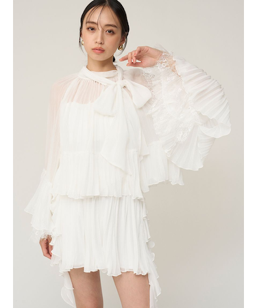 レーストリムシフォンセットアップ