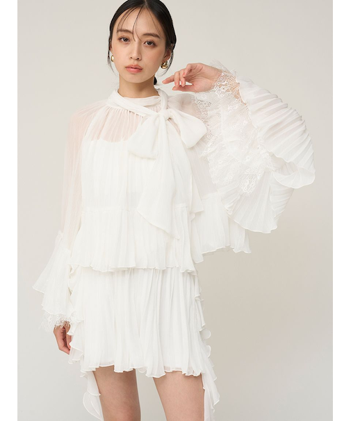 レーストリムシフォンセットアップ