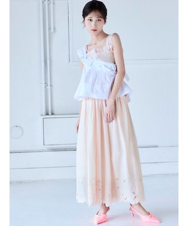 エンブロイダリースカート