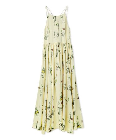 【WEB限定00サイズあり】ボタニカルパターンキャミワンピース