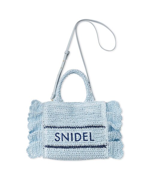 【未開封品】SNIDEL ブレーズフリルロゴショルダーバッグ ブレーズフリルロゴショルダーバッグ｜スナイデルの通販｜&mall