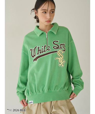 【MLB】Sustainableハーフジップスウェット