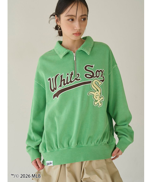 【MLB】Sustainableハーフジップスウェット