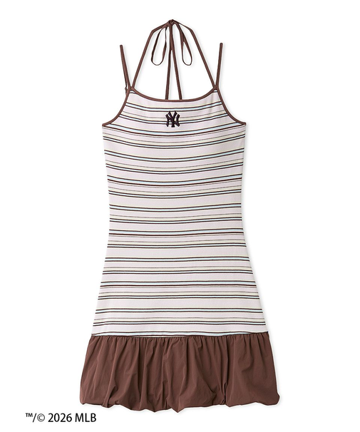 【MLB】ヘムバルーンカットキャミワンピース