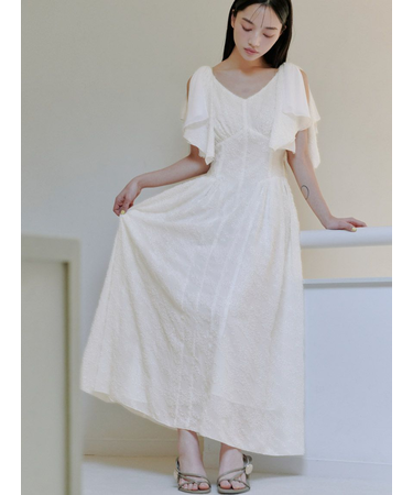 リボンジャガードワンピース