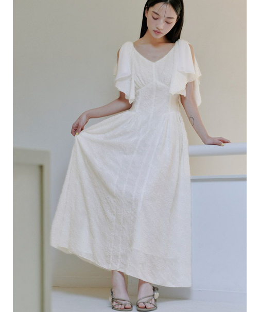 リボンジャガードワンピース