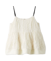 ボリュームティアードキャミチュニック