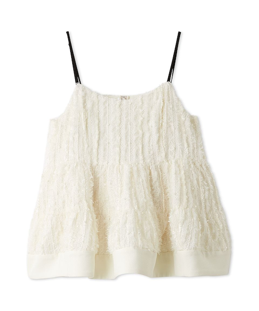 ボリュームティアードキャミチュニック