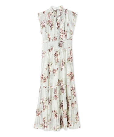 【販路限定サイズあり】Sustainableプリーツプリントワンピース