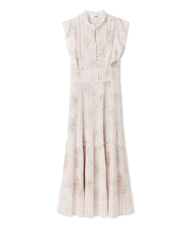 【販路限定サイズあり】Sustainableプリーツプリントワンピース