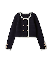 クロシェライクカーディガン