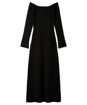 オフショルIラインニットワンピース