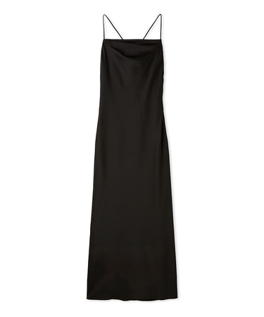 ハンマーサテンキャミワンピース