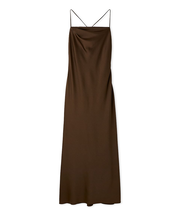 ハンマーサテンキャミワンピース