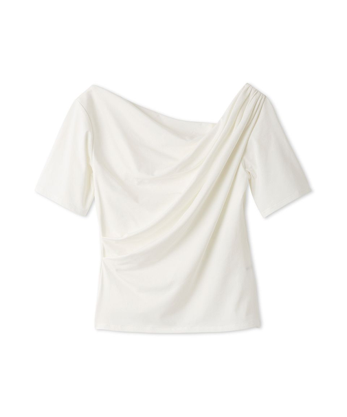 バックオープンドレープカットプルオーバー