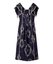 【WEB限定00サイズあり】ラッフルカラープリントワンピース