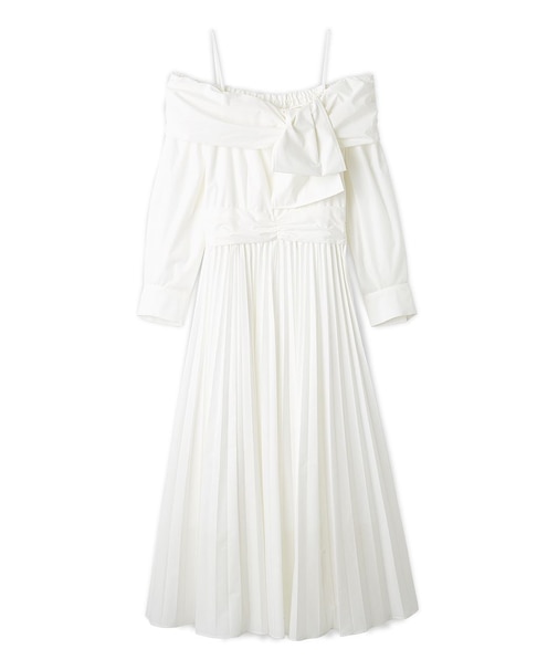 ビッグリボンシャツワンピース