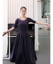 【Chacott】コラボニットバルーンワンピース