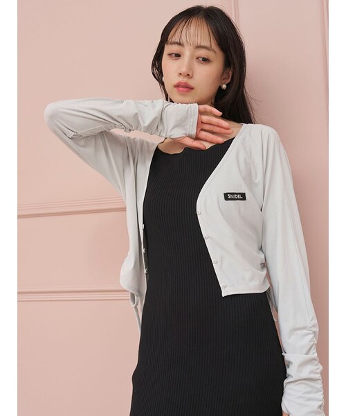 【WEB限定/LUMISHADE】UVボレロカーディガン （CGRY） WEB限定/LUMISHADE】UVボレロカーディガン｜スナイデルの通販｜&mall