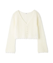 クロシェニットカーディガン