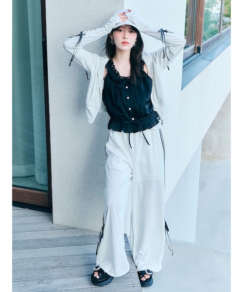 SNIDEL LUMISHADE UVラインパンツ 新品未使用 LUMISHADE】UVラインパンツ｜スナイデルの通販｜&mall（アンドモール