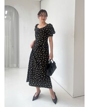 【販路限定サイズあり】Sustainableフルーツプリントワンピース