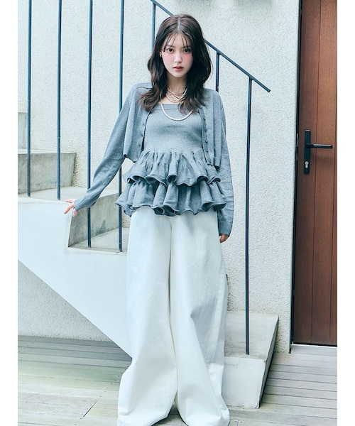 Kuroki denim】ハイライズワイドデニム｜スナイデルの通販｜&mall