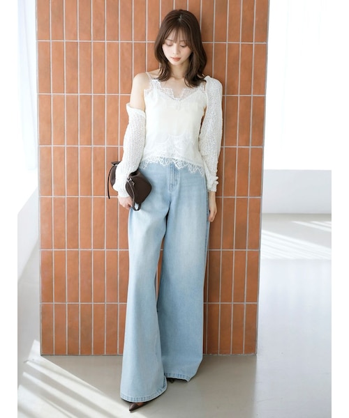 Kuroki denim】ハイライズワイドデニム｜スナイデルの通販｜&mall