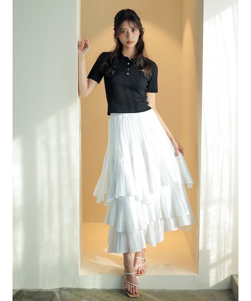 SNIDEL❤️新品未使用❤️イレヘムティアードスカート❤️完売❤️0