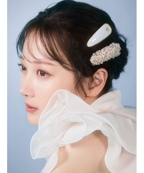 ビーズヘアクリップセット