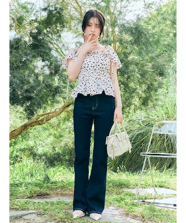 【STYLE UP PANTS】フレアデニム