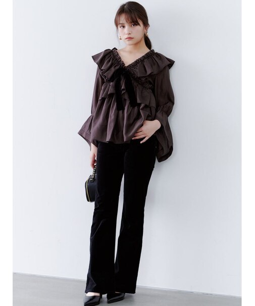 【STYLE UP PANTS】フレアパンツ