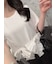 【USAGI ONLINE/ZOZOTOWN限定】リボンドッキングTシャツ