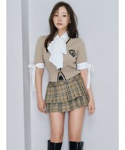 ベルトセットティアードスカショーパン