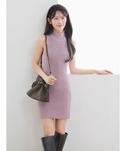 【セットアップ対応】アメスリニットミニワンピース