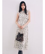 【販路限定サイズあり】Sustainableフリルワンピース