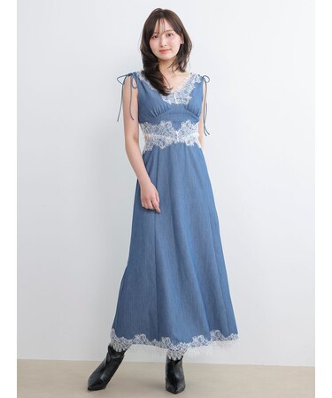 レーストリムバリエワンピース
