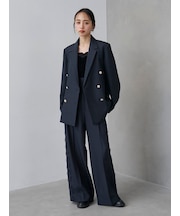 【セットアップ対応】シンプルタックレーストリムパンツ