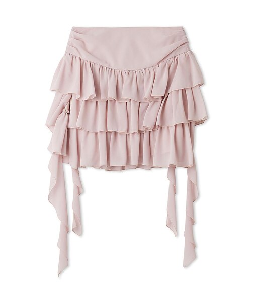 ツイストフリルミニスカショーパン