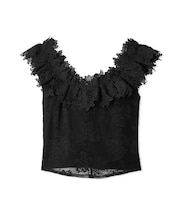 フリルカラーカットレースTOPS