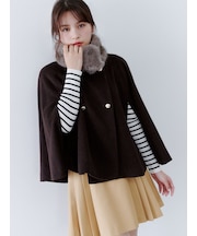 ショートケープコート