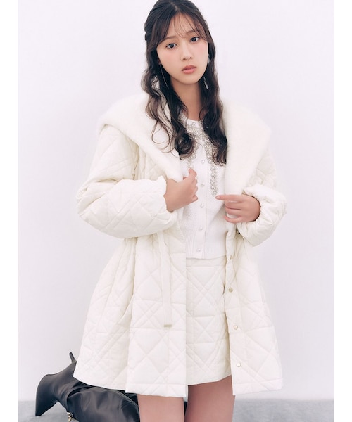 WARM】キルティングレディモッズコート｜スナイデルの通販｜&mall