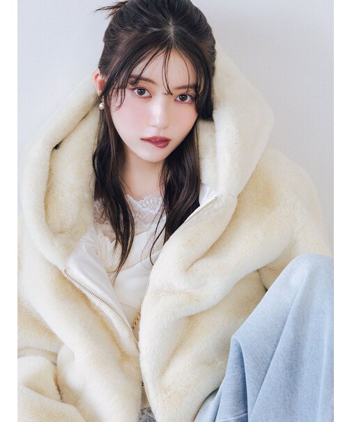 【HIGH QUALITY】エコペルファーブルゾン