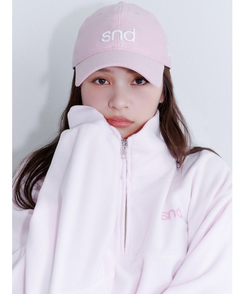 【sndロゴ】ハーフジップカットプルオーバー